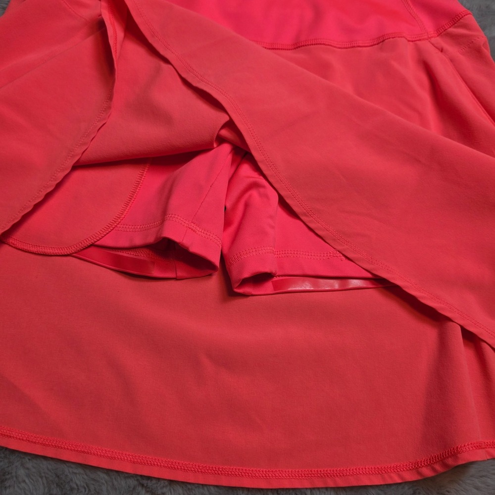 Puma Golf Skort Solid Neon Coral Pink Athletic Tennis Skirt Size Large 595853-22 - Picture 4 of 7
